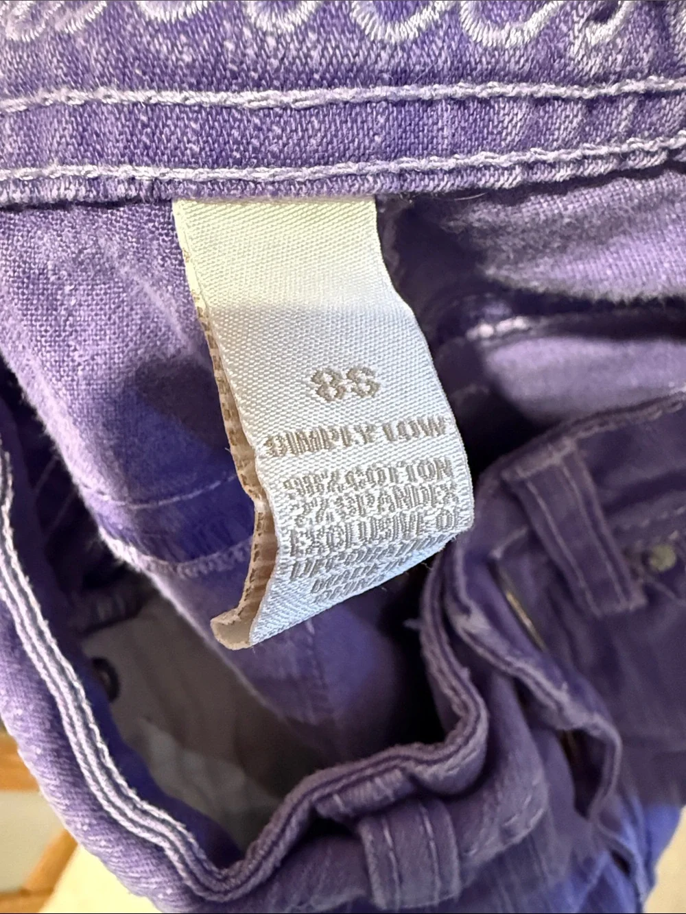 Purple Skinny Jeans Justice. 8S.